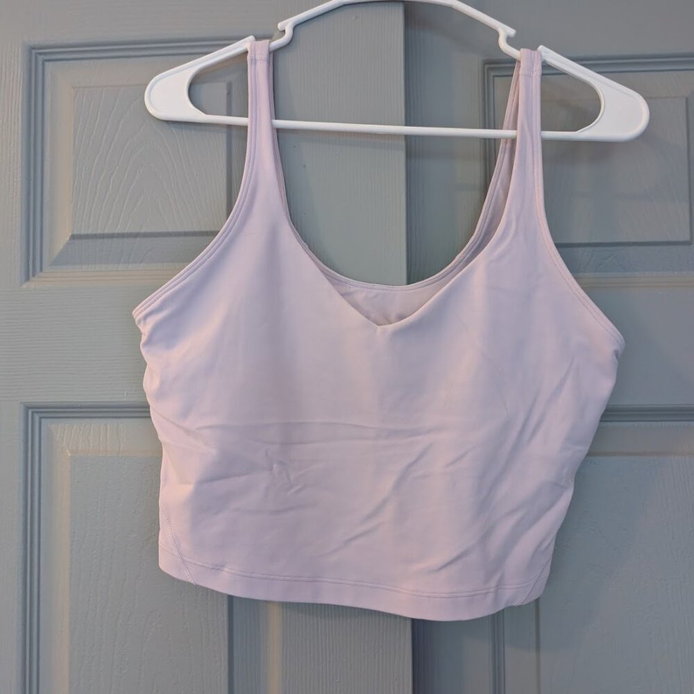 ** SOLD ** lululemon Lavender Dew Align Top size 12